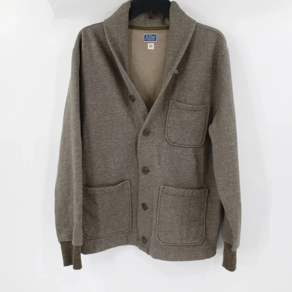 J. Crew Men’s Vintage Fleece in Taupe, size M